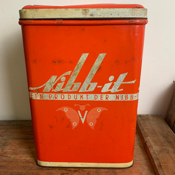 Vintage Blechdose Nibb It von Vlinderco