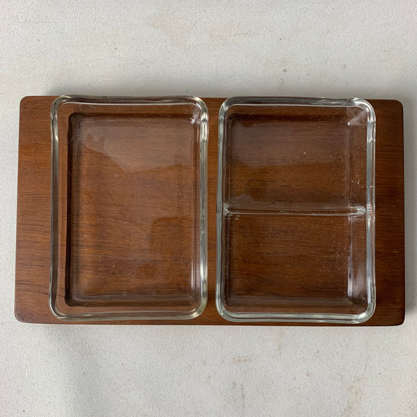 Vintage Mid Century Danish Design Wooden Tray