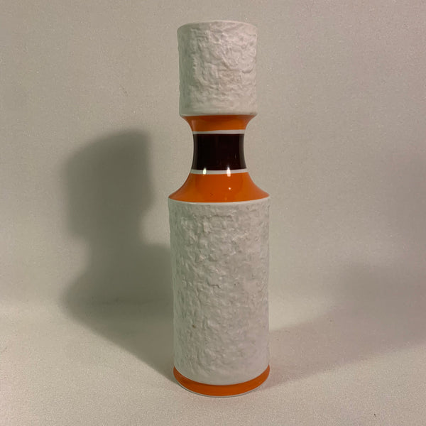 Royal KPM Vase orange/ braun
