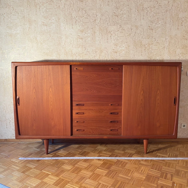 Teakholz Highboard von H. P. Hansen