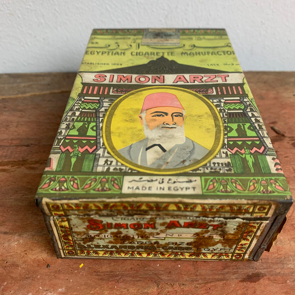Vintage Zigarren Blechdose Simon Arzt