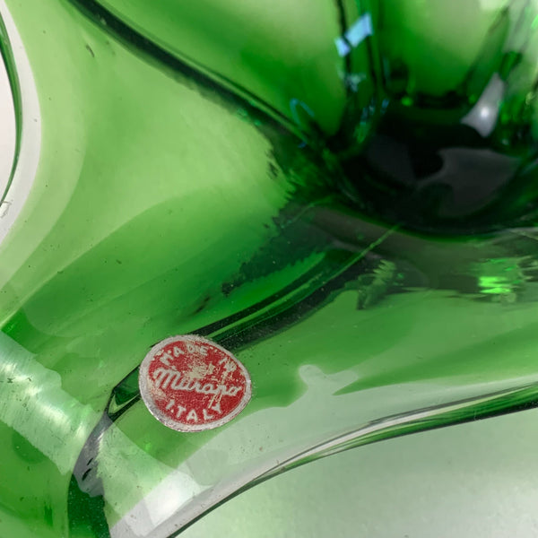 Grüne Murano Schale