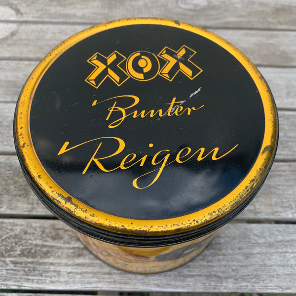 Vintage Blechdose XOX Keksdose