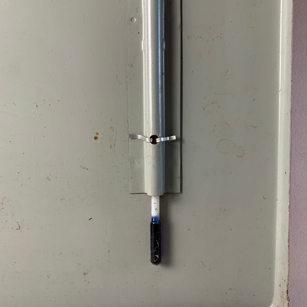 Emaille Schild mit Thermometer Köhler Eis