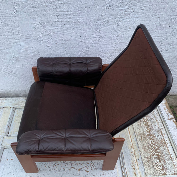 Vintage dänischer Teakholz Sessel von Skippers Mobler