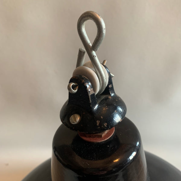 Bauhaus Emaille Lampe