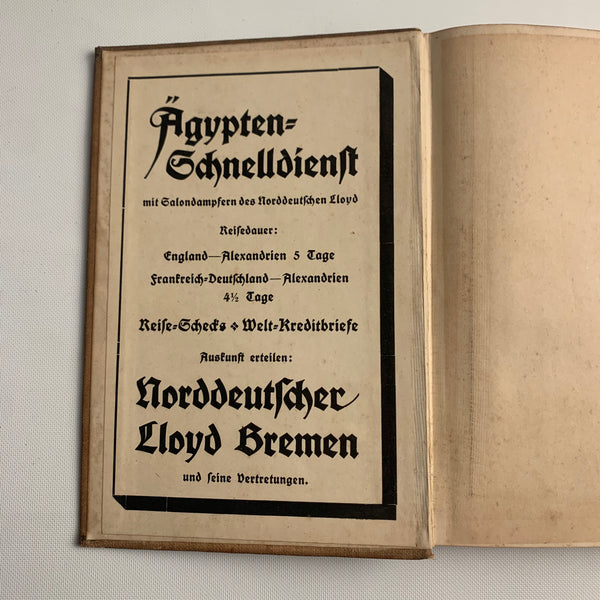 Buch Ägypten wie man es am besten bereist 1911 - 1912