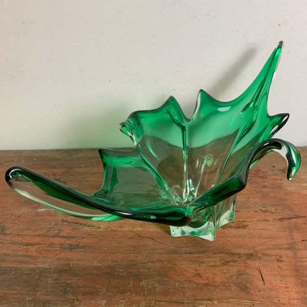 Grüne Murano Schale