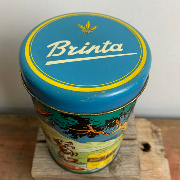 Sehr seltene Blechdose von Brinta