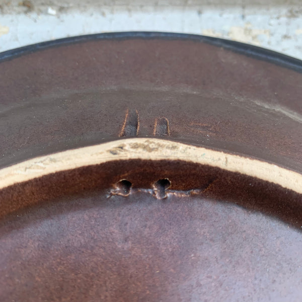 Vintage Keramik Wand Teller Fisch Motiv