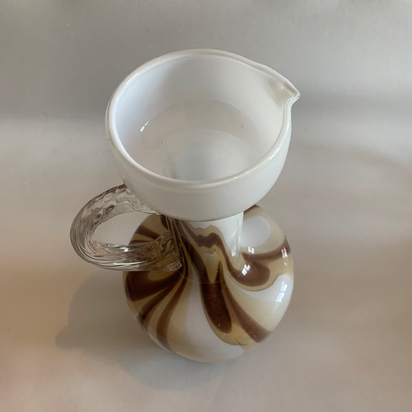 Opaline Florence Vase von Vetreria Barieri