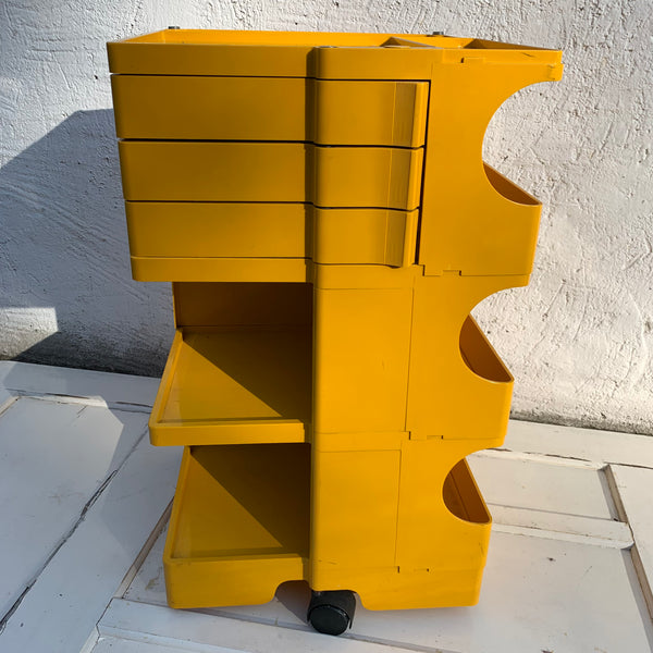 Rollcontainer Boby von Joe Colombo für Bieffeplast in gelb