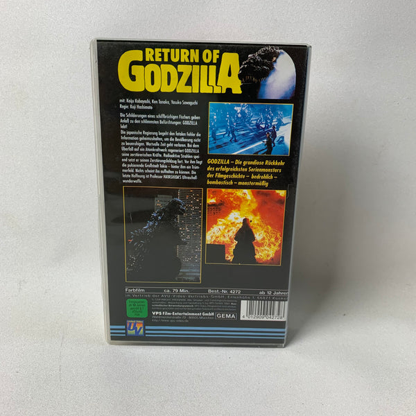VHS Video Kassette Return of Godzilla