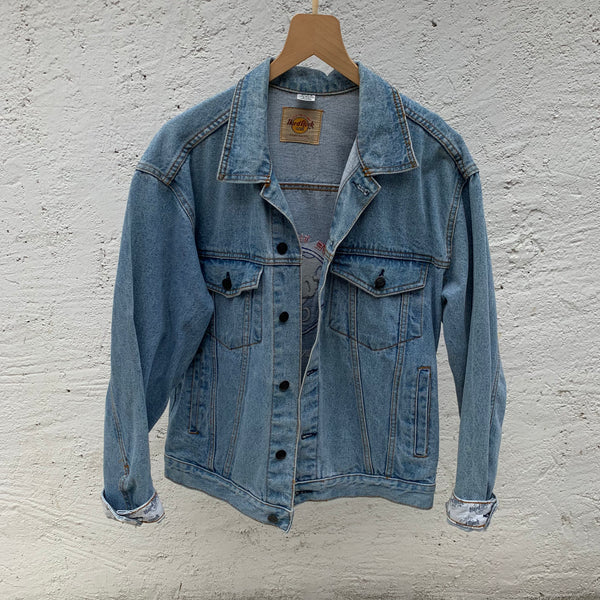 Vintage Jeans Jacke Hard Rock Café Washington DC