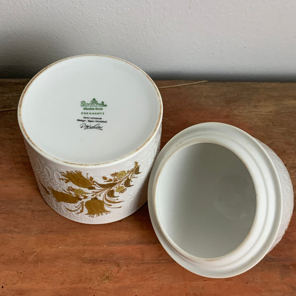 Rosenthal Studio Linie Deckeldose Romanze von Björn Wiinblad