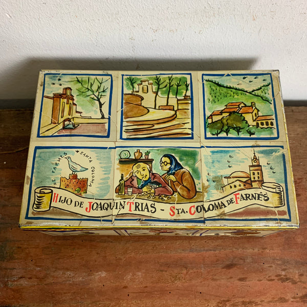 Vintage Blechdose Teulas Crocantins