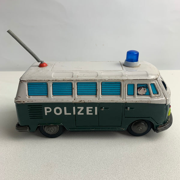 Blechspielzeug VW T1 Polizei Bus