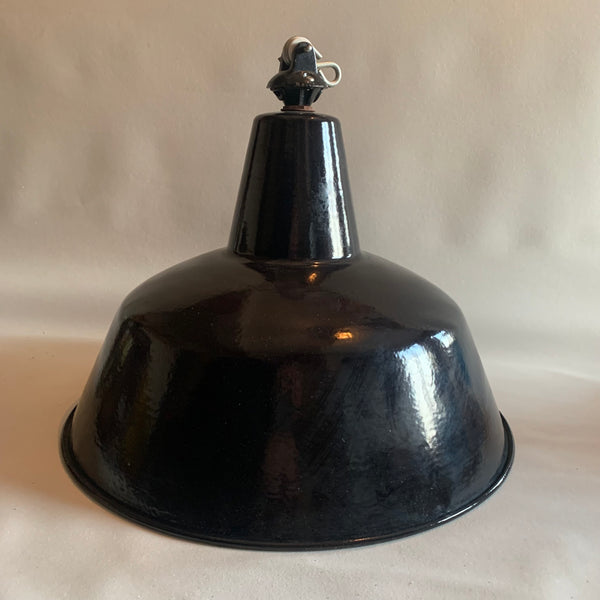 Bauhaus Emaille Lampe