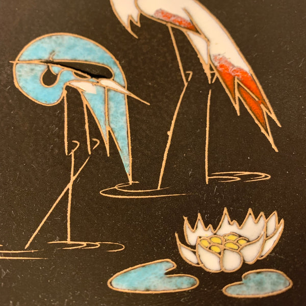 Keramik von Ruscha Kraniche