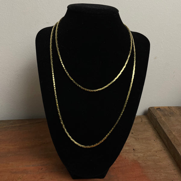 Lange Goldkette aus 585er