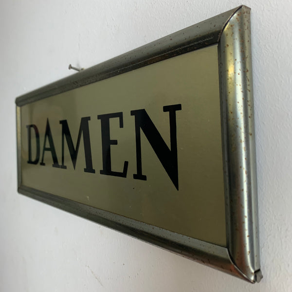 Vintage Schild Damen