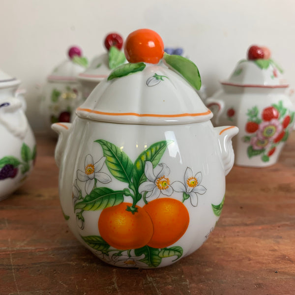 12 Marmeladen Töpfe von Lenox Fine Porcelain