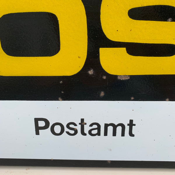 Emaille Schild Deutsche Post Postamt