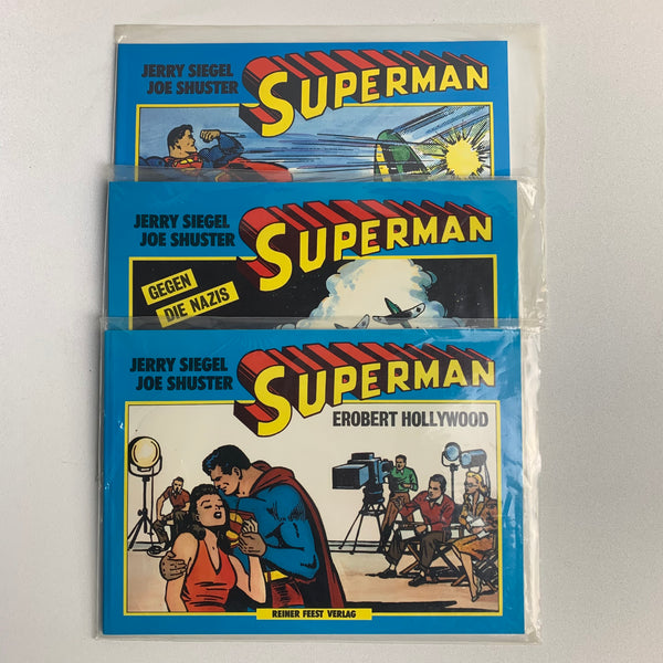 Superman Band 1 bis 3 vom Reiner Feest Verlag