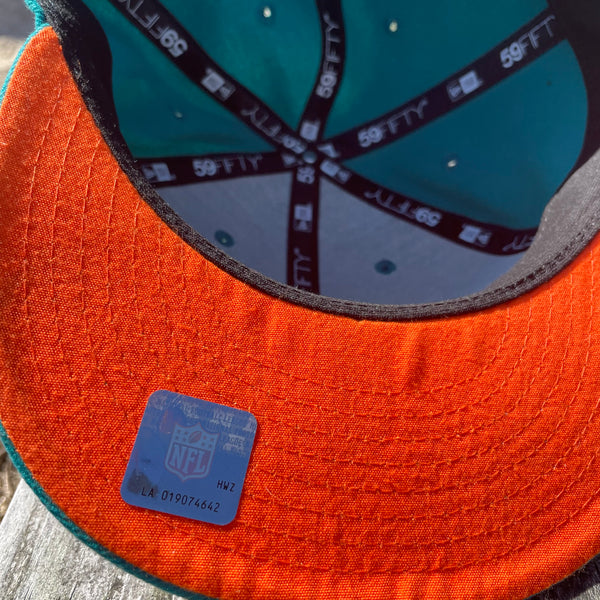 New Era 59Fifty Cap - Miami Dolphins Aqua Vintage