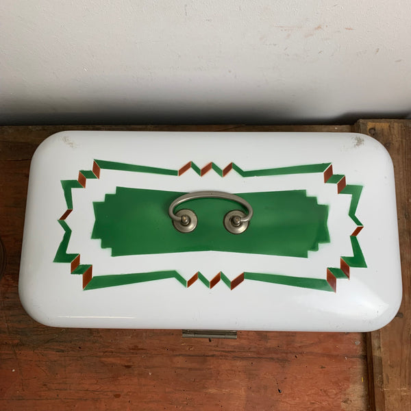 Art Deco Emaille Brotkasten Bing Werke