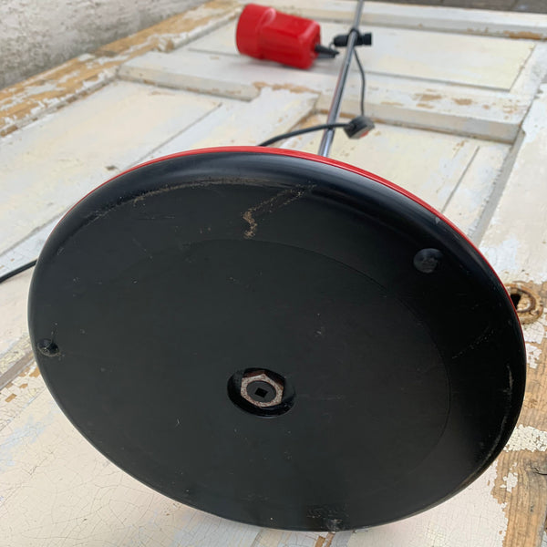 Vintage Stehlampe 1 Spot von Miwi in rot