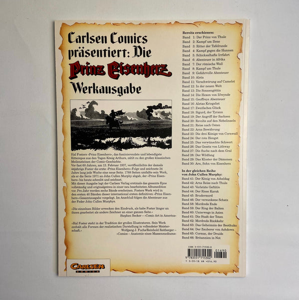Comic Prinz Eisenherz Band 30 Arn, Sohn von Eisenherz