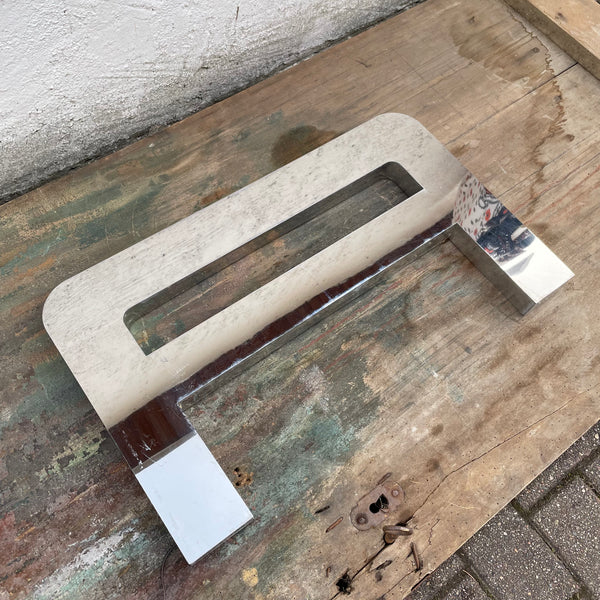 Leuchtbuchstabe in Chrom A