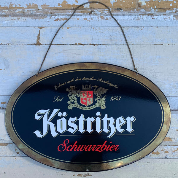 Emaille Schild Köstritzer Schwarzbier