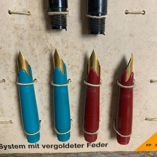 Vintage Verkaufstafel Kreuzer Füller