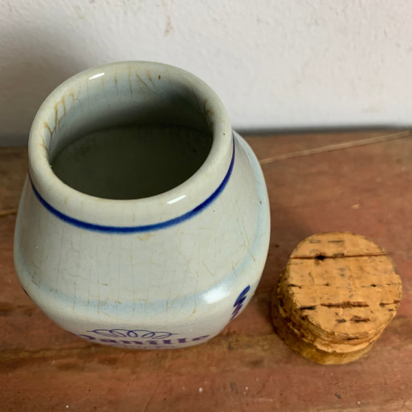 Vintage Keramik Vanille Gewürzdose von Søholm