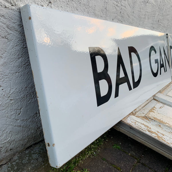 Vintage Emaille Schild Bad Gandersheim