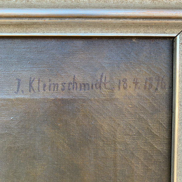 Ölgemälde von Johannes Kleinschmidt