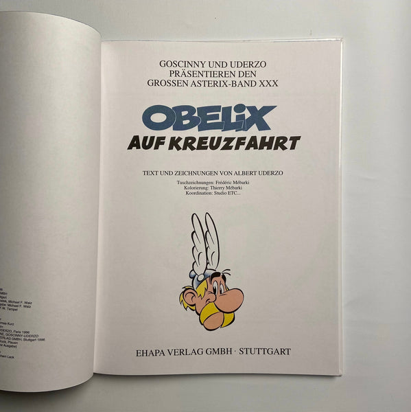 Comic Asterix Obelix auf Kreuzfahrt