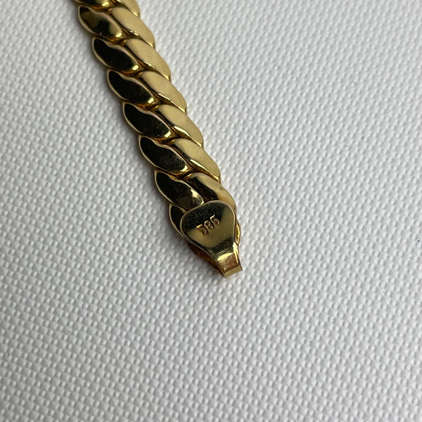 Edle Panzerkette mit Panzerarmband für die Dame
