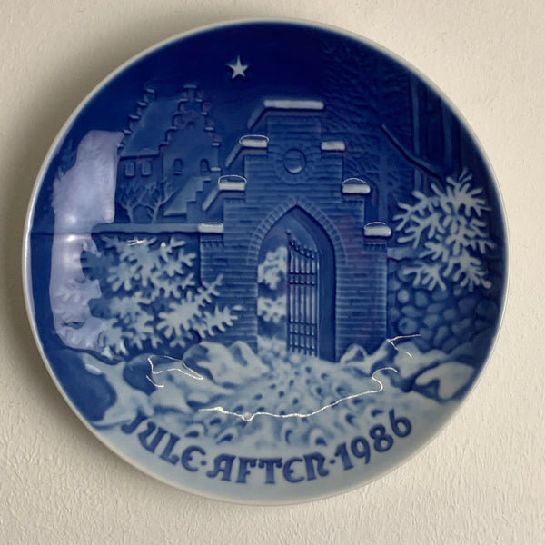 Weihnachtsteller Jule Aften 1986 von Bing und Gröndahl