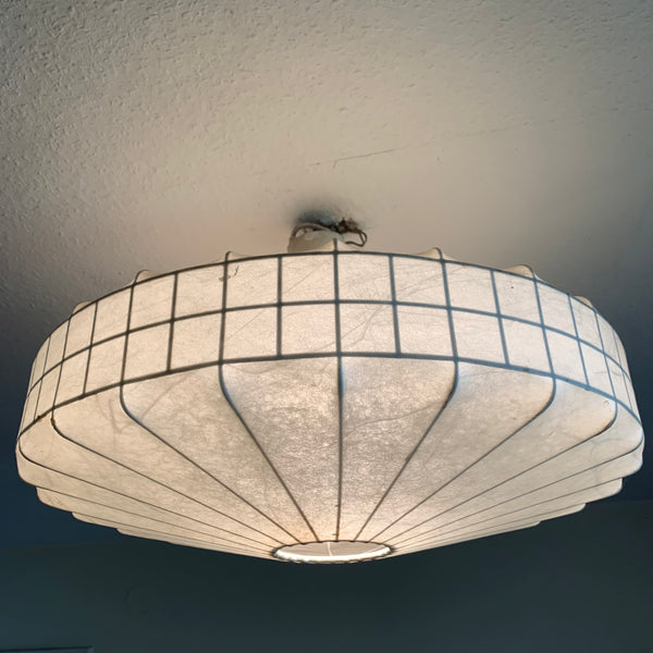 Vintage Cocoon Deckenlampe von Friedel Wauer für Goldkant Leuchten