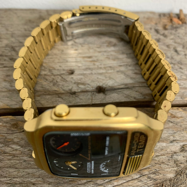 Vintage ana-digi temp Quarzuhr von Citizen