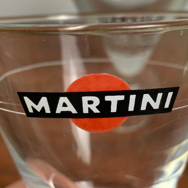 2 vintage Martini Gläser