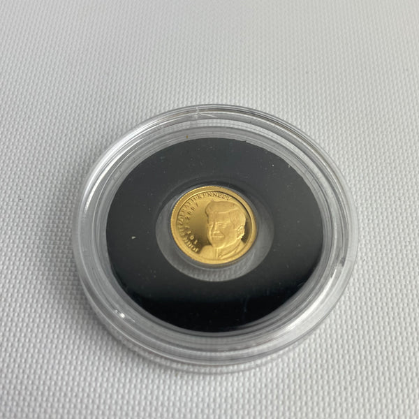 1 Gold Dollar Münze John F. Kennedy Staatswappen Palau