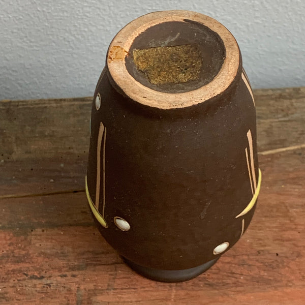 Kleine 50er Jahre Keramik Vase von Jasba