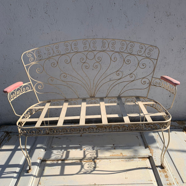 Vintage Gartenstuhl aus Eisen