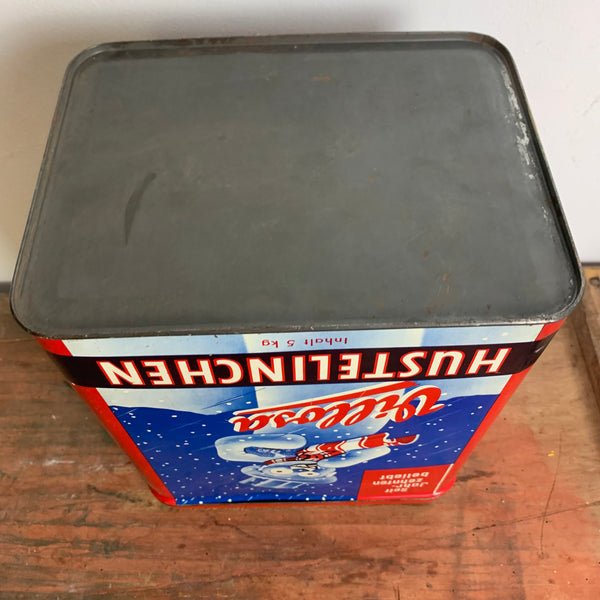 Vintage Blechdose Hustelinchen von Villosa