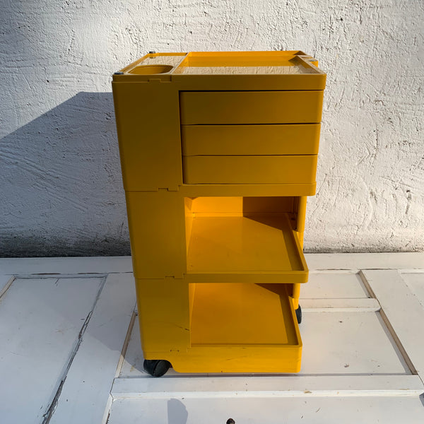 Rollcontainer Boby von Joe Colombo für Bieffeplast in gelb