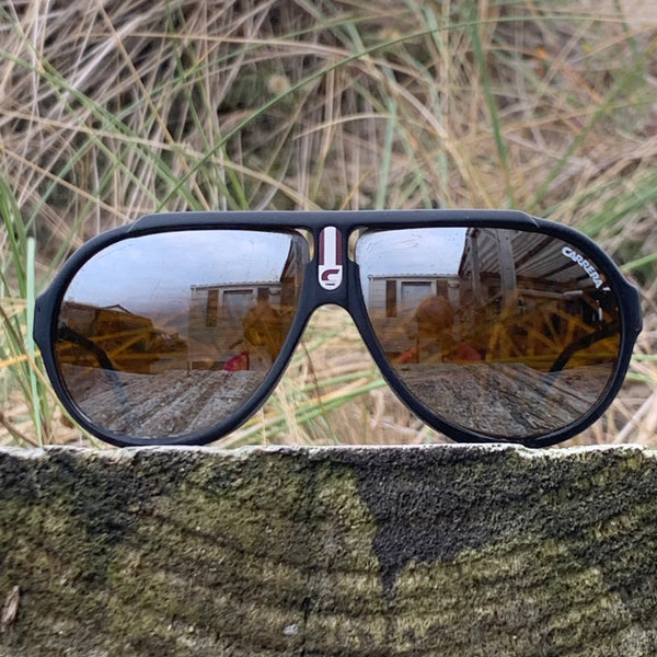 Vintage Sonnenbrille Carrera matt schwarz